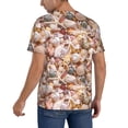 thumbnail image 2 of Fotbe Colorful Seashells Baseball Jersey Shirt for Men and Women, Casual Short Sleeves Button Down T-Shirt-Small, 2 of 9