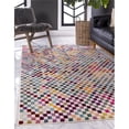 thumbnail image 1 of Unique Loom 3139808 8 x 10 ft. Palm Bay Chromatic Rectangular Rug, Multi Color, 1 of 1