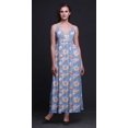 thumbnail image 4 of Bimba Robe Longue Maxi d'Été à Imprimé Floral pour Femme à Col en V Tenue de Villégiature de Vacances-Petit, 4 of 6
