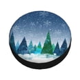 thumbnail image 3 of Easygdp Christmas Trees Automobile Tire Dust Cover, 14-17in Spare Tire Cover Universal Fit for Trailer, Car, Truck, SUV, Jeep - 16 inch, 3 of 9