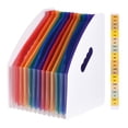 thumbnail image 2 of Carpeta de archivos desplegable de 12 bolsillos Organizador de archivos de acordeón A4 Tama Carevas Carpetas, 2 of 7