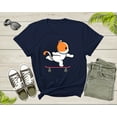 thumbnail image 2 of Skateboarding Happy Cat Skateboard Cute Sporty Animal Kitten T-Shirt Skateboarder Cat Lover Gift T Shirt for Men Women Boys Girls Tshirt, 2 of 8