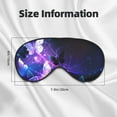 thumbnail image 5 of PAYOHTO Glowing Night Butterflies Soft Sleep Mask Comfort Pure Silk Eye Cover for Travel Office Camping, 5 of 7