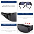 thumbnail image 4 of Gafas de sol envolventes polarizadas UV400 LVIOE para hombres y mujeres, 4 of 6