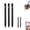 3*Black, variant on Geometric Decompression Pen — Press to Transform, Crinkle Pens Funny Pens for Adults,Metallic Geometric Morphing Ballpoint Pen, Metal Shape Shifting Switch Pen