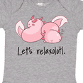 thumbnail image 4 of Inktastic Let's Relaxolotl with Sleeping Axolotls Boys or Girls Baby Bodysuit, 4 of 5