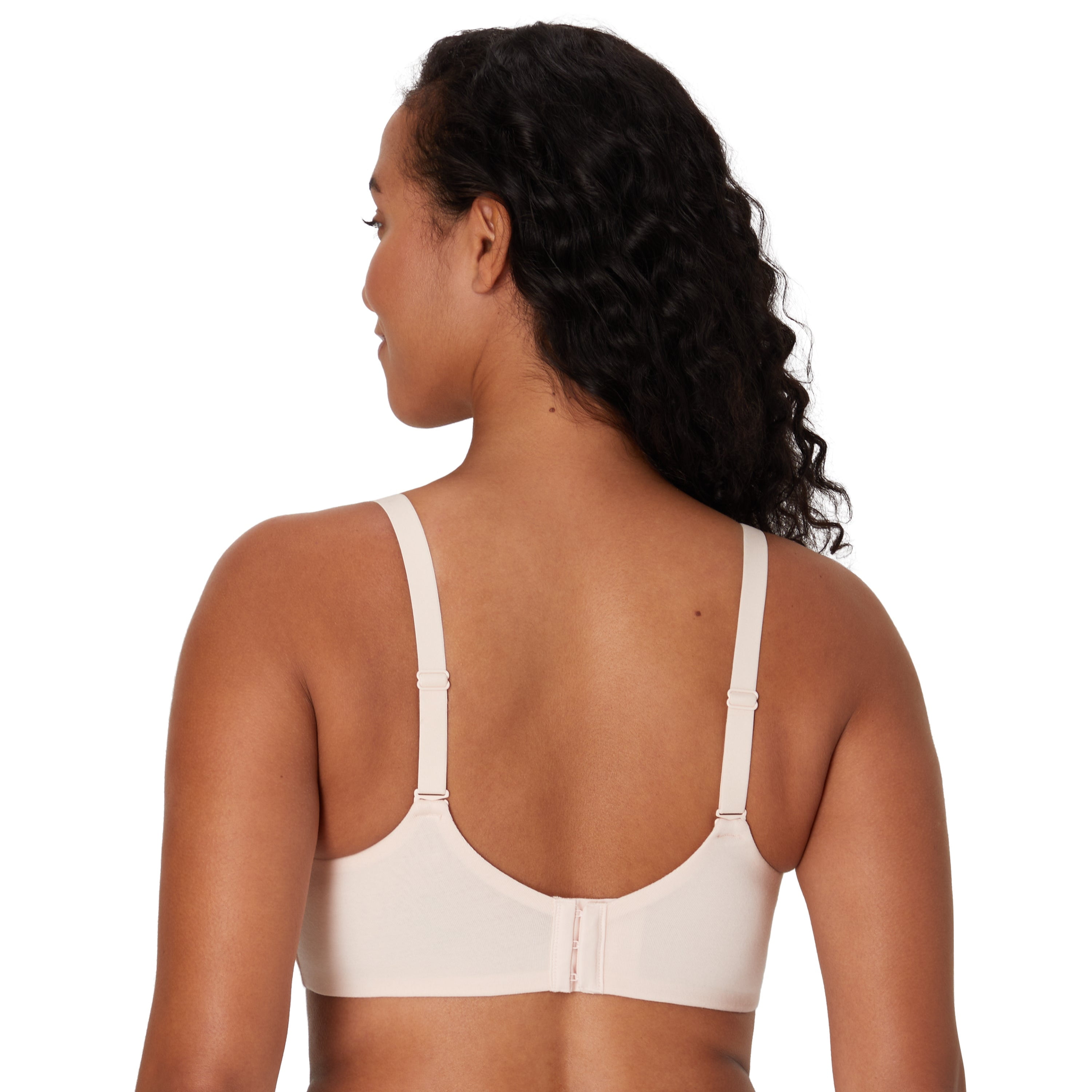 Bali Breathe Cotton Modal Wireless T-Shirt Bra Light Buff 3XL