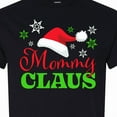 thumbnail image 4 of Inktastic Mommy Claus with Christmas Santa Hat and Snowflakes T-Shirt, 4 of 5