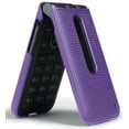 thumbnail image 4 of Étui pour LG Classic Flip, Nakedcellphone [Violet] Étui Rigide de Protection à Clipser [Texture Quadrillée] pour LG Classic Flip Phone L125DL, 4 of 9