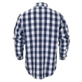 thumbnail image 3 of Afdoent Mens Button Down Shirt Men's Plaid Long Sleeve Shirt Casual Trendy Men's Shirt Relaxed Fit Breathable, 3 of 8