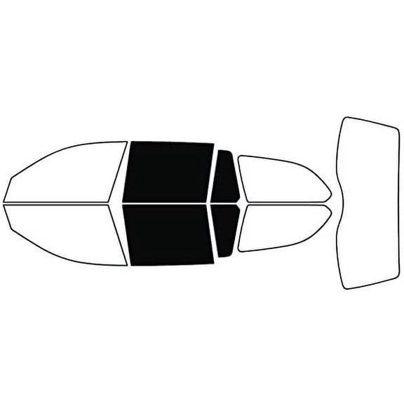 Rvinyl Window Tint Kit Compatible with BMW 5-Series 2006-2010 (Wagon) - Back Precut Kit - 5%