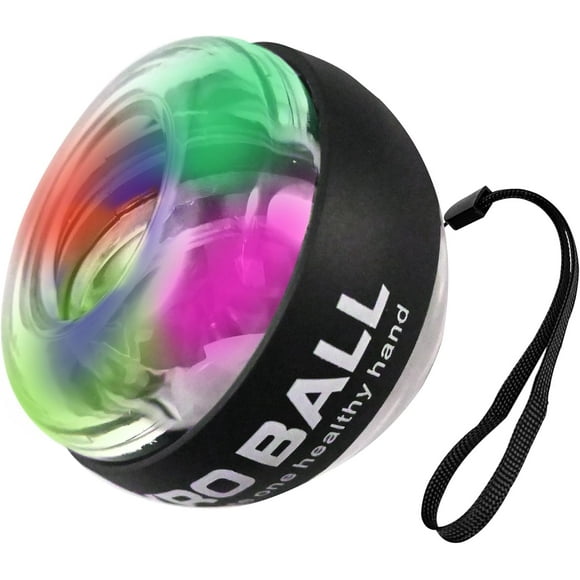 HAHADAXA Gyro ball Gyroscopic Wrist Trainer Stress Mobility Resistance Support Muscle Tendon Fingers Hand Forearm Exerciser Grip Strengthening Fatigue Workout for Stronger Wrist Bones and Mus