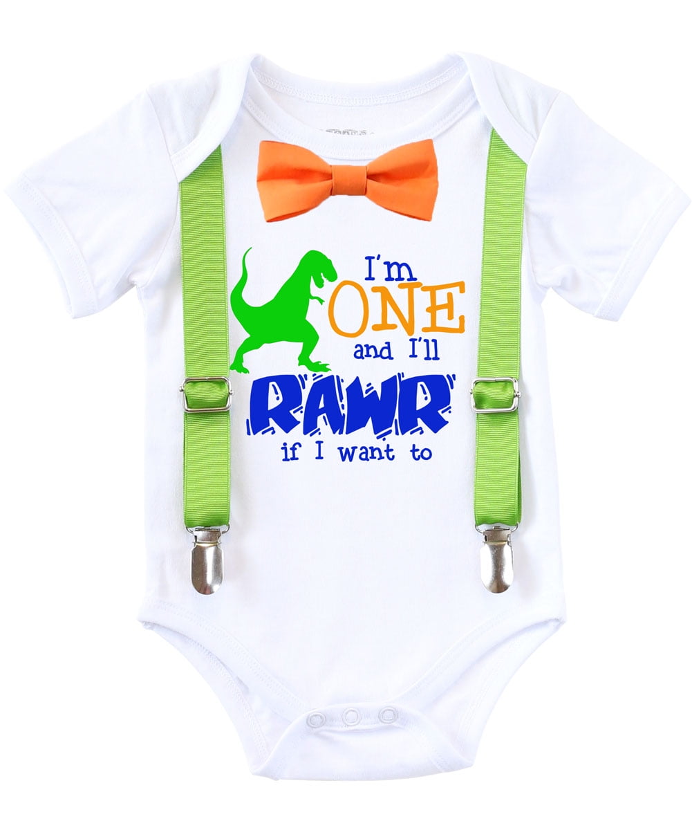 dinosaur smash cake outfit
