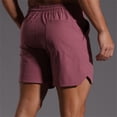 thumbnail image 7 of Athletic Running Shorts for Men Summer Casual Elastic Waist Loose Fit Lightweight Workout Gym Shorts with Pockets, 7 of 7