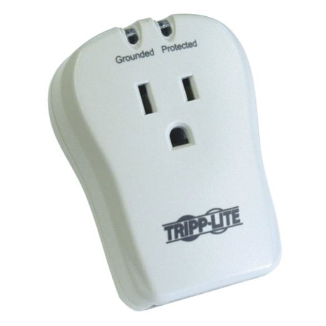 Tripp Lite 1 Outlet Portable Surge Protector Power Strip, Direct Plug