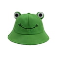 thumbnail image 2 of TELOLY Cute Frog Bucket Hats Fisherman Cap Summer Beach Sun Protection Cap for Adults Sun Hats for Women, 2 of 8