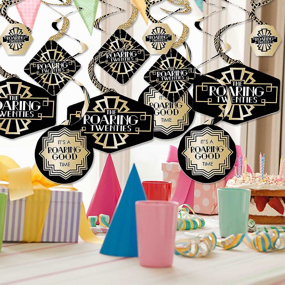 Roaring 20’s Tischnummern 1-20 – Art Deco Karten Für Hochzeiten, Partys & Events, Doppelseitig Bedruckt