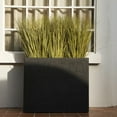 thumbnail image 2 of Tall Rectangular Composite Planter,Durable for All-Weather Use with Drainage Holes, Large Rectangular Planter for Outdoor and Indoor Plants, 2 of 5