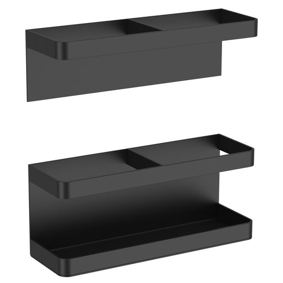 Magnetic Umbrella Stand Wall Mounted Umbrella Holder Rack No Punching Height Adjusting Decorative Umbrella Storage Rack for Home Office Hotel Entrance