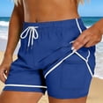 thumbnail image 2 of CAIVO Women Lightweight Solid Color Shorts For Casual Athletic Shorts With Comfort And Everyday Wear Relaxed Fit Summer Outdoor Work Bottoms, 2 of 4