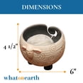 thumbnail image 3 of WHAT ON EARTH Yarn Bowl for Crochet Large Sheep Shaped Ceramic Yarn Holder Crochet Bowl Knitting Bowl, 6 Inch Wide x 4 Inch High, 3 of 8