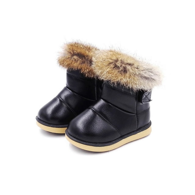UKAP Botas de nieve de invierno impermeables para niñas Botas cálidas