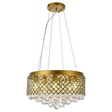

18 in. Tully 6 Lights Pendant in Brass