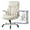 White, variant on Nouhaus Big and Tall PU Leather High Back Office Lumbar Support and Adjustable Flip-up Armrests Desk Chair, Black