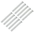 thumbnail image 5 of Single Hole Clevis Pins,8mm x 80mm Flat Head Zinc-Plating Steel  10 Pcs, 5 of 5