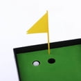thumbnail image 2 of tredstone Golf Pen Set Mini Desktop Golf Game Putting Green Flag Ballpoint Pens Yellow, 2 of 9