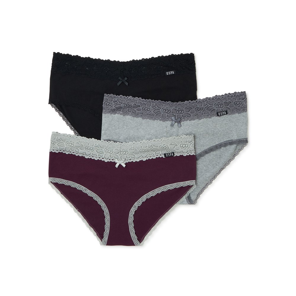 US Polo Assn. U.S. Polo Assn. Women's Plus Size Cotton Brief