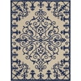 thumbnail image 2 of Nourison Aloha Indoor/Outdoor Navy 7'10" x 10'6" Area Rug, (8x11), 2 of 9