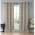 thumbnail image 3 of Ashmont Printed Blackout Grommet Window Curtain Set, 3 of 3