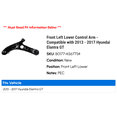 thumbnail image 2 of Front Left Lower Control Arm - Compatible with 2013 - 2017 Hyundai Elantra GT 2014 2015 2016, 2 of 2