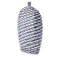 thumbnail image 4 of IMAX Corporation Pêcheur Grand Vase en Bleu, 4 of 6