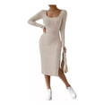 thumbnail image 2 of Vestido De Mujer Manga Larga Moda Ropa Elegante Casual Dama, 2 of 8