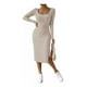 thumbnail image 2 of Vestido De Mujer Manga Larga Moda Ropa Elegante Casual Dama, 2 of 8