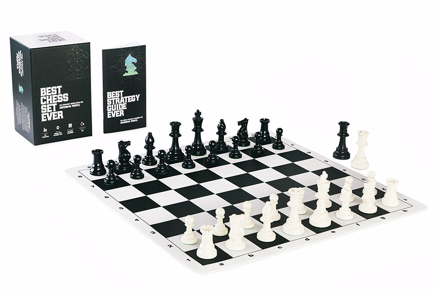 Best Chess Set Ever II Chess Board Game with Triple Weight Tournament
