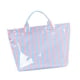 thumbnail image 3 of Bolso deportivo, bolso de compras, bolso de hombro para ir de compras, gimnasio, estudiar, hacer recados. Rosa azulado, 3 of 9