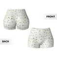 thumbnail image 5 of Picia Funny Chicken Printed Workout Shorts for Women Seamless Scrunch Butt Lifting High Waisted Yoga Gym Booty Running Moisture-wicking Short Pants-Large, 5 of 9