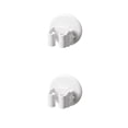 thumbnail image 4 of Billuyoard Clip adhesivo para colgar con ventosa, ganchos multiusos, colgador de escoba, organizador de ama de llaves, almacenamiento de cocina, Blanco 2piezas, 4 of 6