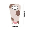 thumbnail image 3 of Isvgxsz Clearance 2 in 1 Magnetic Beer Bottle Opener for Refrigerator and RV with Cap Catcher, Soft Touch Silicone Surface Protect Fridge, Pop Can Soda Can Opener for Long Nails, Ideal Gift, 3 of 6
