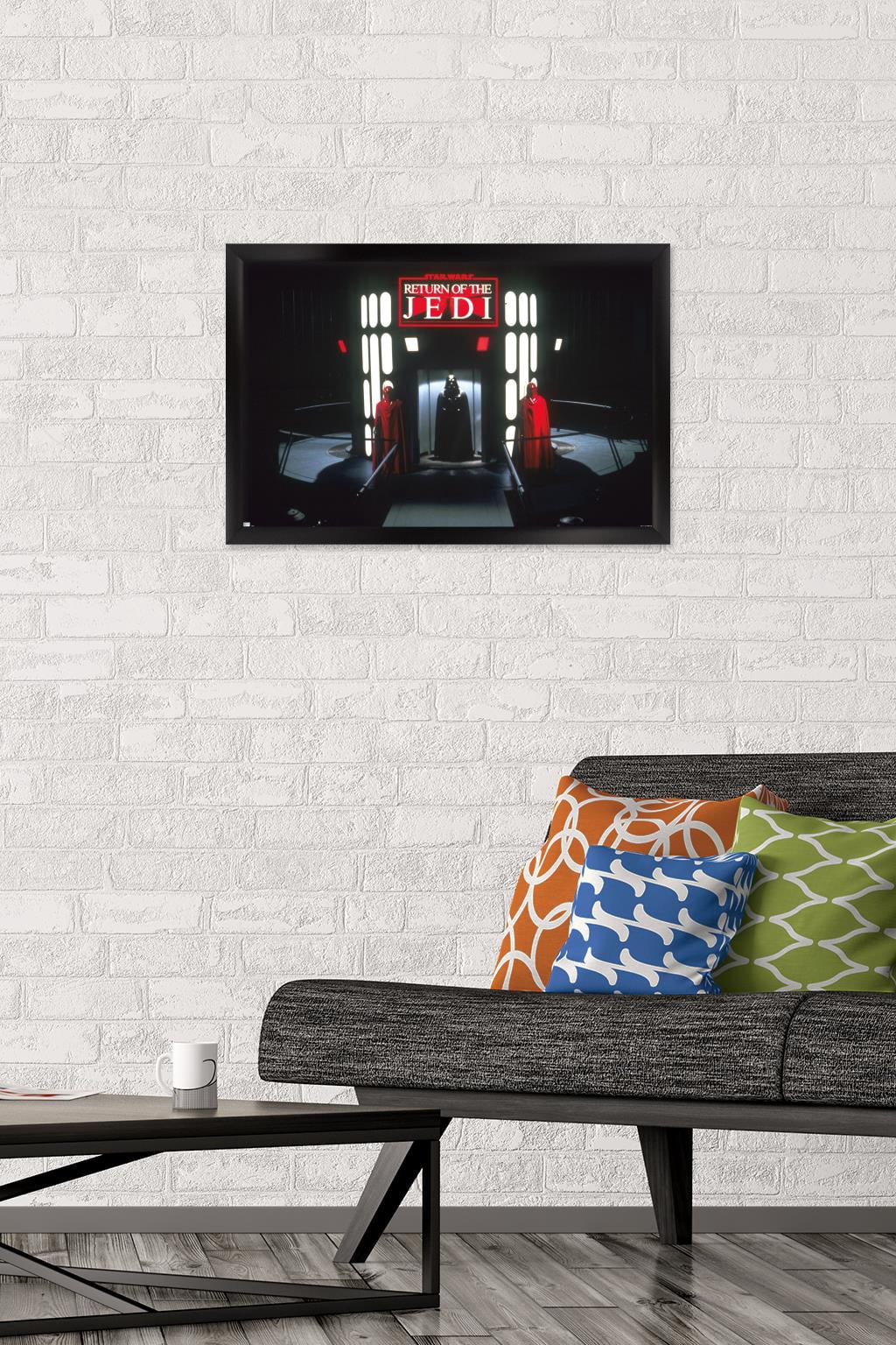 Star Wars: Return of the Jedi - Vader and Royal Guard Wall Poster, 14.725" x 22.375" Framed