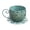 Green, variant on Coffee Cup Shaped Hollowed-out Nested Flower Pot Rustic Iron Garden Planter Breathable Anti-Rust Metal Pot Artistic Outdoor Decor for Balcony Terrace Yard Green Plant Display