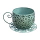 thumbnail image 3 of MTBLYS Maceta de exterior con forma de taza de café | Maceta ahuecada | Maceta decorativa de hierro | 30,5 x 14,5 x 18,5 cm | Decoración de hierro para jardín | Arreglo para balcón, 3 of 7