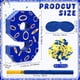 thumbnail image 2 of Piñata Número 9 Simgoing Azul y Dorado 40x28x7 cm Kit de Fiesta, 2 of 7