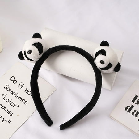 

1 Set Panda Headband Panda Hair Tie Hair Clips Set Panda Pin Animal Costume Accessories