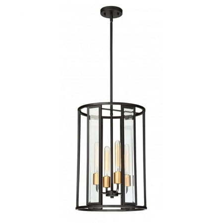 Nuvo Lighting 60/6415 Payne 4 Light 14 Wide Pendant - Black