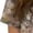 Brown Camo Hunting Print, variant on Psesaysky 70s Retro Floral Pajamas for Women, 2 Piece Short Sleeve Loungewear Set with Capri Pants and Relaxed Fit for Lounging and Relaxing