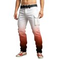 thumbnail image 2 of CONZONE Mens Cargo Pants Gradient Color Straight Leg Cargo Pants for Men Lightweight Relaxed Fit Outdoor Workout Trousers With Pockets, 2 of 4
